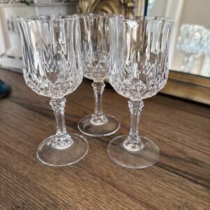Cristal d’Arques Longchamp Brandy Snifter Cognac Glass Set of 3